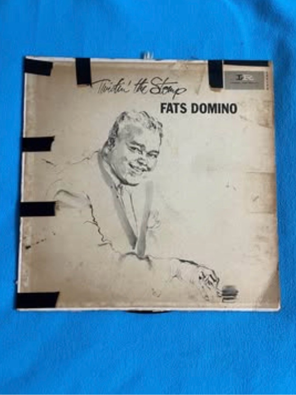 VINTAGE FATS DOMINO “TWISTING THE STOMP” VINYL RECORD ALBUM